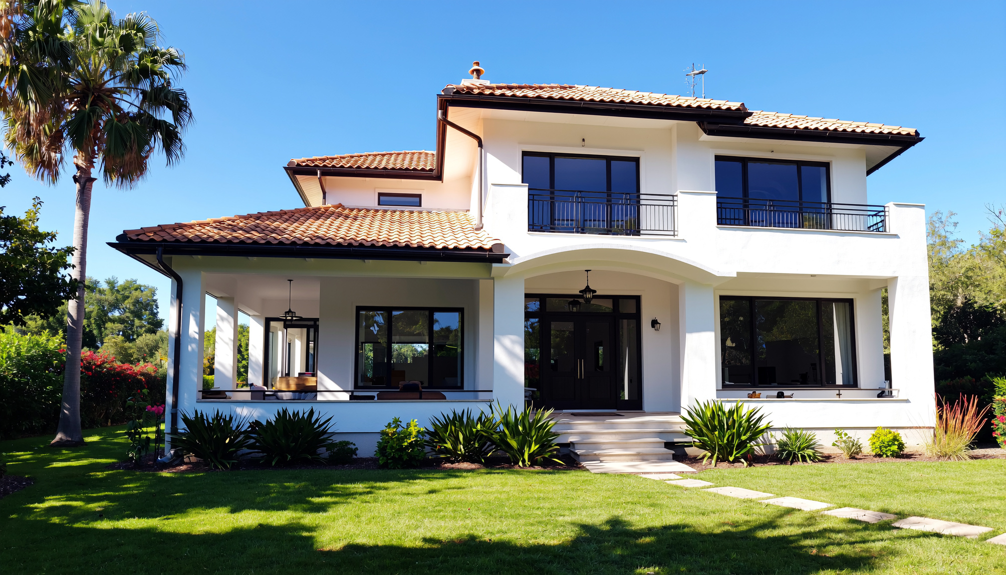 Ontario, CA with seamless rain gutters